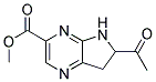 6-ACETYL-6,7-DIHYDRO-5H-PYRROLO[2,3-B]PYRAZINE-3-CARBOXYLIC ACID METHYL ESTER Struktur