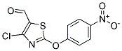 4-CHLORO-2-(4-NITROPHENOXY)-5-THIAZOLECARBOXALDEHYDE Struktur