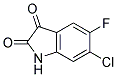 6-CHLORO-5-FLUOROISATIN Struktur