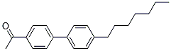 4-N-Heptyl-4'-Acetyldiphenyl Struktur