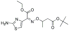 (Z)-2-(Tert-Butoxycarbonyl-Prop-2-Oxyimino)-2-(2-Aminothiazol-4-YL)Acetic Acid Ethyl Ester Struktur