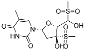 3'-5'Dimethanesulfonylthlmidine Struktur