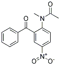 2-(N-Methyl-N-Acetyl)Amino-5-Nitrobenzophenone Struktur