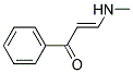 3-(METHYLAMINO)-1-PHENYL-2-PROPEN-1-ONE Struktur