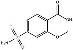 4-aminosulfonyl-2-methoxybenzoic acid Struktur