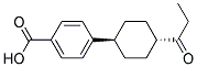 4-Trans(4-N-PropoylCyclohexyl)BenzoicAcid Struktur