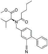 [N-(2-Cyanobiphenyl-4-Yl)Methyl]N-Valeryl-(L)-ValineMethylEster Struktur