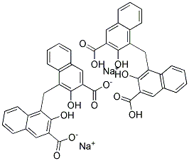 PamoicAcidDisodiumPamoate Struktur