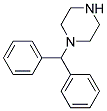 Benzhydrylpiperzine Struktur