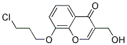 8-(3-Chloro Propyloxy)-4-Oxo-4h-1-Benzopyran-3-Methanol Struktur