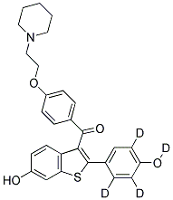 RALOXIFENE-D4 Struktur