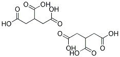 TRICARBALLYLIC ACID, (PROPANE-1,2,3-TRICARBOXYLIC ACID) Struktur