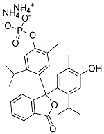 THYMOLPHTHALEINPHOSPHORIC ACID DIAMMONIUM SALT Struktur