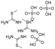 S-METHYLISOTHIOURONIUM SULPHATE, (S-METHYLTHIOUREA SULPHATE; 2-METHYL-2-THIOPSEUDOUREA SULPHATE) Struktur