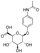 P-ACETAMIDOPHENYL BETA-D-GLUCURONIDE Struktur