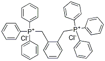 O-XYLYLENEBIS-(TRIPHENYLPHOSPHONIUM CHLORIDE) Struktur