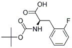 NALPHA-TERT-BUTOXYCARBONYL-3-(2-FLUOROPHENYL)-D-ALANINE Struktur