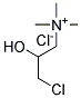 N-(3-CHLORO-2-HYDROXYPROPYL)-N,N,N-TRIMETHYLAMMONIUM CHLORIDE Struktur