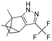 L-4,5,6,7-TETRAHYDRO-3-TRIFLUOROMETHYL-7,8,8-TRIMETHYL-1H-4,7-(METHANO)INDAZOLE Struktur