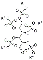 GLUCOSE PENTASULFATE, POTASSIUM SALT, TECHNICAL G Struktur