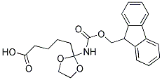 FMOC-DL-2-AMINO-1,3-DIOXOLANE-2-PENTANOIC ACID Struktur