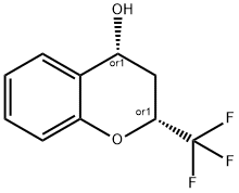 CIS-2-TRIFLUOROMETHYL-CHROMAN-4-OL Struktur