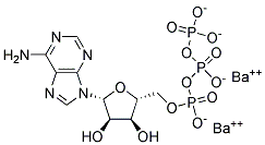 ADENOSINE-5'-TRIPHOSPHORIC ACID DIBARIUM SALT Struktur