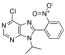 6-CHLORO-9-ISOPROPYL-8-(2-NITROPHENYL)-9H-PURINE Struktur