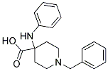 4-ANILINO-1-BENZYL-4-PIPERIDINECARBOXYLIC ACID Struktur