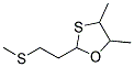 4,5-DIMETHYL-2-[2-(METHYLTHIO)ETHYL] 1,3-OXATHIOLANE Struktur