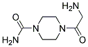 4-(2-AMINO-ACETYL)-PIPERAZINE-1-CARBOXAMIDE Struktur