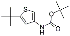 3-TERT-BUTOXYCARBONYLAMINO-5-TERT-BUTYLTHIOPHENE- Struktur