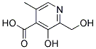 3-HYDROXY-2-(HYDROXYMETHYL)-5-METHYL-4-PYRIDINECARBOXYLIC ACID Struktur