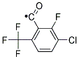 3-CHLORO-2-FLUORO-6-(TRIFLUOROMETHYL)BENZOYL Struktur