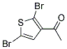 3-ACETYL-2,5-DIBROMOTHIOPHENE Struktur