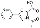 3-ACETYL-2,3-DIHYDRO-5-(PYRIDIN-3-YL)-1,3,4-OXADIAZOLE-2-CARBOXYLIC ACID Struktur