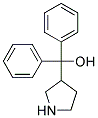 3-(DIPHENYLHYDROXYMEZHYL)PYRROLIDINE Struktur