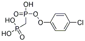 [(4-CHLOROPHENYL)-HYDROXY-PHOSPHO-NO]METHYLPHOSPHONIC ACID Struktur