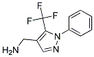 (5-(TRIFLUOROMETHYL)-1-PHENYL-1H-PYRAZOL-4-YL)METHANAMINE Struktur