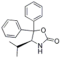 (4S)-4-ISOPROPYL-5,5-DIPHENYL-2-OXAZOLIDINONE Struktur