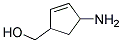 (4-Aminocyclopent-2-enyl)methanol Struktur