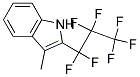 3-METHYL-2-PERFLUOROPROPYLINDOLE Struktur