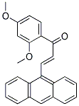 3-(9-ANTHRYL)-1-(2,4-DIMETHOXYPHENYL)PROP-2-EN-1-ONE, TECH Struktur