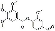 4-FORMYL-2-METHOXYPHENYL 3,4,5-TRIMETHOXYBENZOATE, TECH Struktur