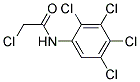 N1-(2,3,4,5-TETRACHLOROPHENYL)-2-CHLOROACETAMIDE, TECH Struktur