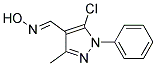 5-CHLORO-3-METHYL-1-PHENYL-1H-PYRAZOLE-4-CARBALDEHYDE OXIME, TECH Struktur