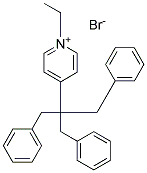 4-(1,1-DIBENZYL-2-PHENYLETHYL)-1-ETHYLPYRIDINIUM BROMIDE, TECH Struktur