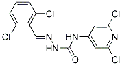 N1-(2,6-DICHLORO-4-PYRIDYL)-2-(2,6-DICHLOROBENZYLIDENE)HYDRAZINE-1-CARBOXAMIDE, TECH Struktur