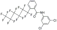 N-(3,5-DICHLOROPHENYL)-2-(1,1,2,2,3,3,4,4,5,5,6,6,6-TRIDECAFLUOROHEXYL)BENZAMIDE, TECH Struktur