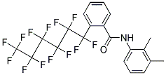 N-(2,3-DIMETHYLPHENYL)-2-(1,1,2,2,3,3,4,4,5,5,6,6,6-TRIDECAFLUOROHEXYL)BENZAMIDE, TECH Struktur